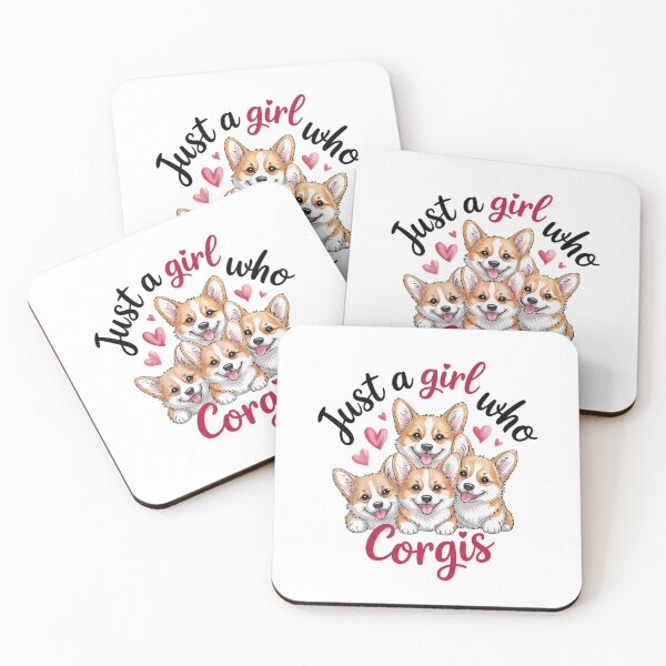 Item preview, Just a Girl Who Loves Corgis designed and sold by DentistLegal.
