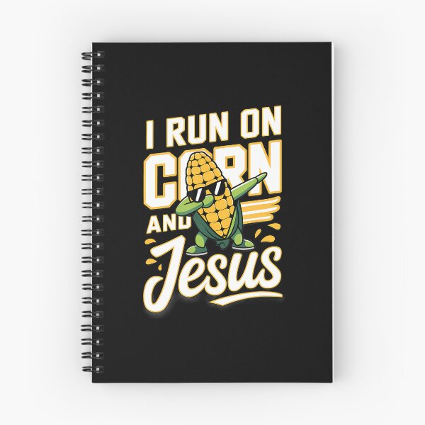 Item preview, Corn Cob I Run On Corn And Jesus Funny Corn designed and sold by CeliaApril.