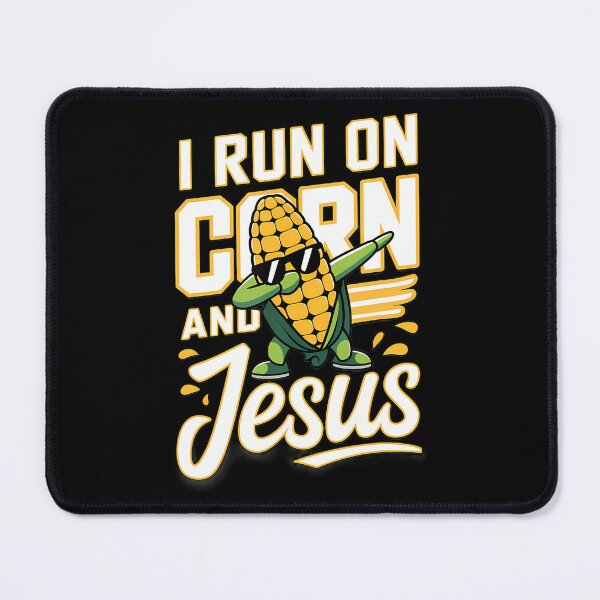 Item preview, Corn Cob I Run On Corn And Jesus Funny Corn designed and sold by CeliaApril.
