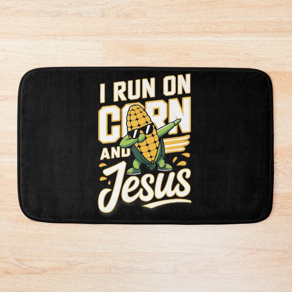 Item preview, Corn Cob I Run On Corn And Jesus Funny Corn designed and sold by CeliaApril.
