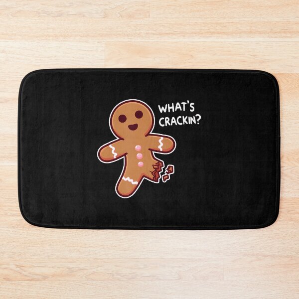 Item preview, Christmas Gingerbread Man What'S Crackin' Funny Sayings designed and sold by RuthSheila.