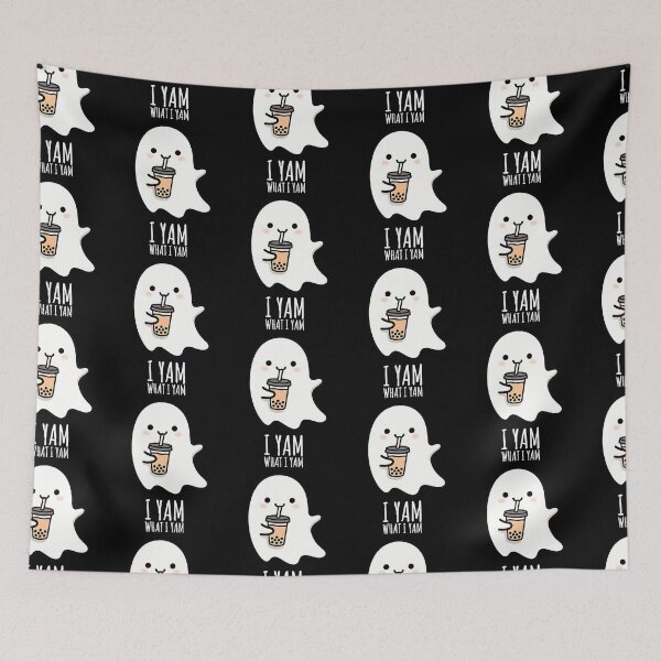Item preview, Funny Ghost – Cute Kawaii Boba Pun Halloween Design designed and sold by Taans-Creation.