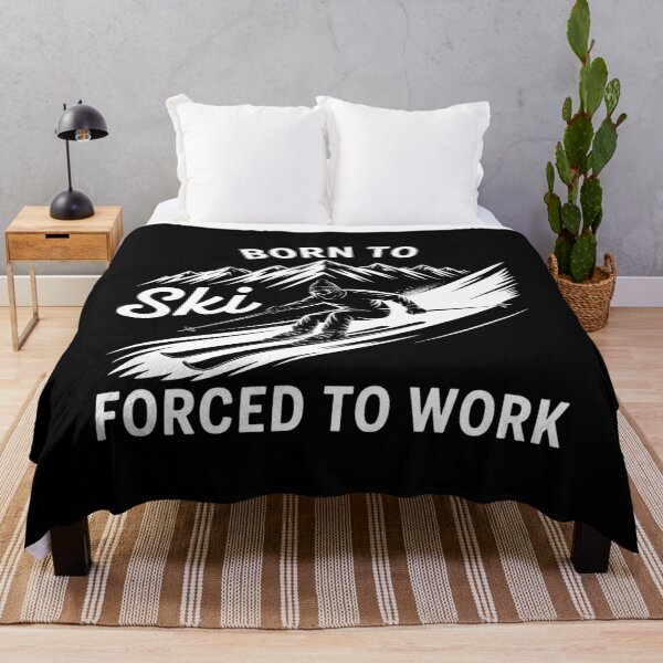 Item preview, Born To Ski Forced To Work designed and sold by DentistLegal.