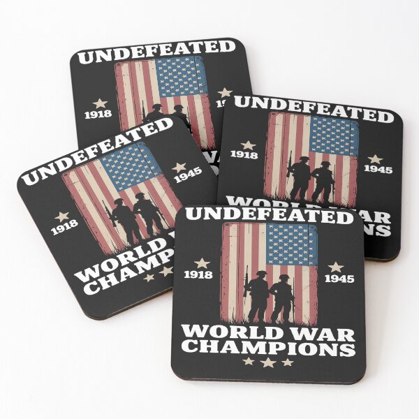 Item preview, Undefeated World War Champions 4th July USA American Flag designed and sold by AvagondaMind.