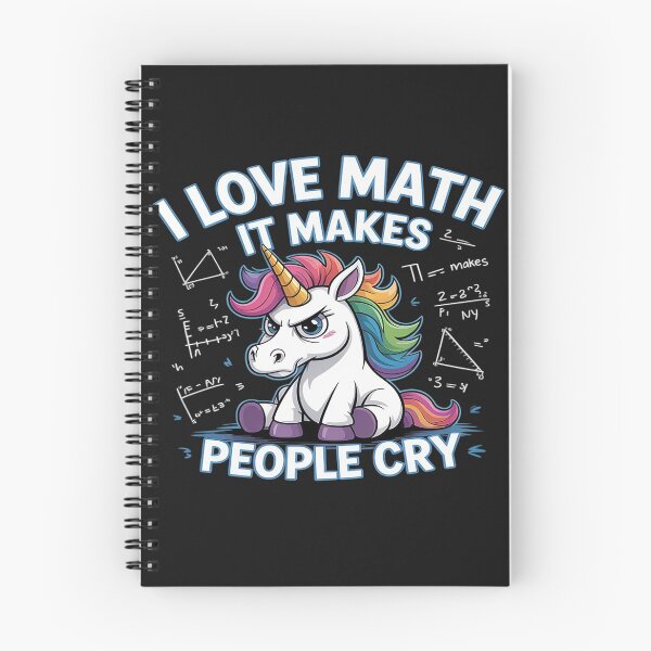 Item preview, Unicorn Math Lover I Love Math It Makes People Cry designed and sold by AvagondaMind.