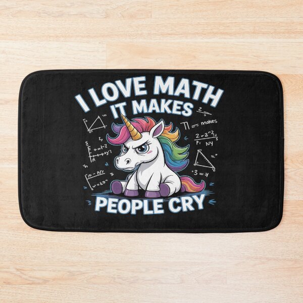 Item preview, Unicorn Math Lover I Love Math It Makes People Cry designed and sold by AvagondaMind.
