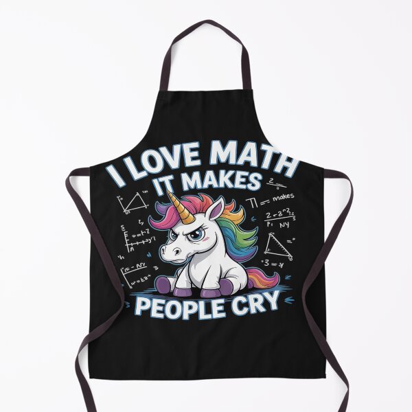 Item preview, Unicorn Math Lover I Love Math It Makes People Cry designed and sold by AvagondaMind.