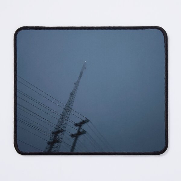 Item preview, foggy radio tower designed and sold by meuliasshop.