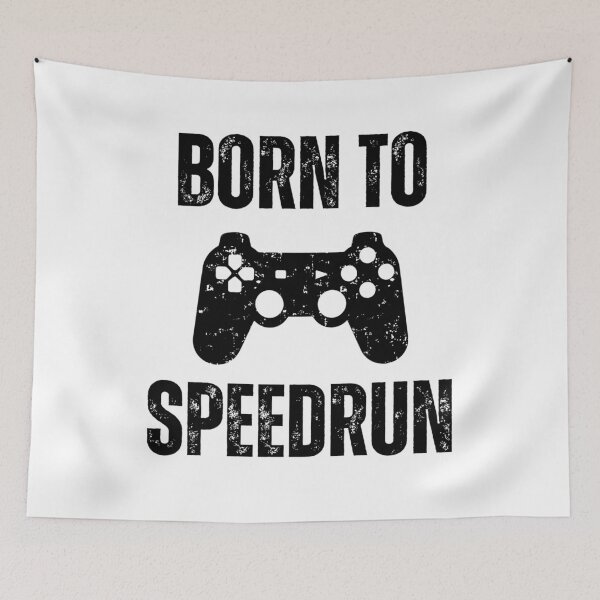 Item preview, Born To Speedrun Gamer Controller Graphic designed and sold by PHRASEandSTYLE.