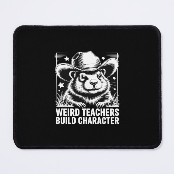 Item preview, Weird Teachers Build Character, Funny Capybara Teacher designed and sold by LinlinsDemons.