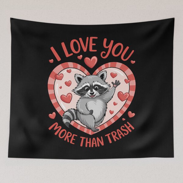 Item preview, Raccoon Valentine_s Day Funny Meme designed and sold by SyncSusscess.