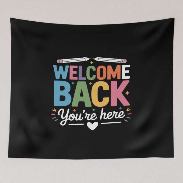 Item preview, Welcome Back I'm Glad You're Here 1st Day Of School Teachers designed and sold by LinlinsDemons.