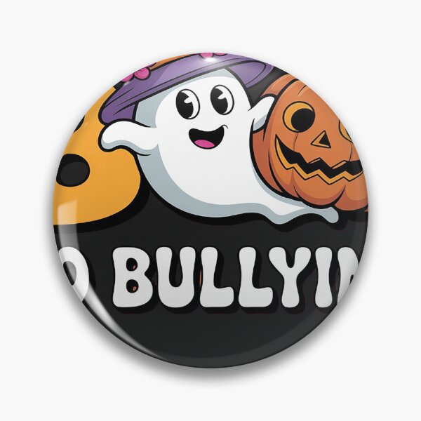 Item preview, Unity Day Boo To Bullying Awareness Ghost Pumpkin Orange designed and sold by AvagondaMind.