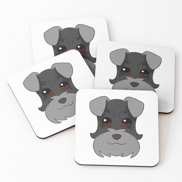 Item preview, Black Schnauzer Grey Snout Ears Tear Stains designed and sold by OliRoseArt.