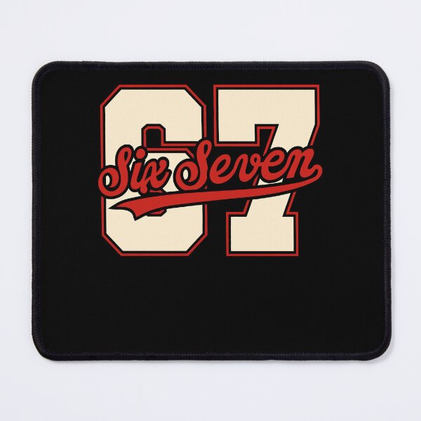 Item preview, Six Seven 6 7 Number 67 Numbered Uniform Sports Jersey Team Meme designed and sold by pansak.