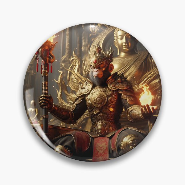 Item preview, Monkey King - Sun Wukong designed and sold by GalleryBrisArt.