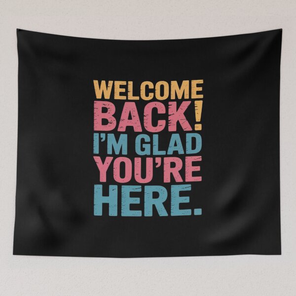 Item preview, Welcome Back I'm Glad You're Here Back To School Teacher designed and sold by LinlinsDemons.