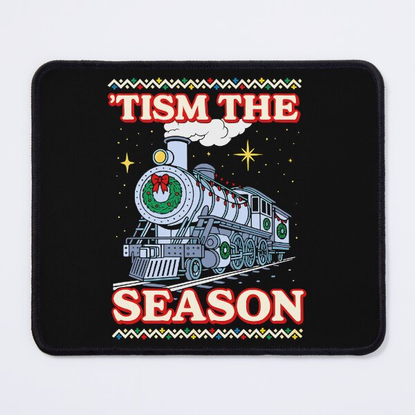 Item preview, Train Tism The Season Christmas Ugly Christmas Saying designed and sold by pansak.