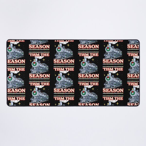 Item preview, Train Tism The Season Christmas Ugly Christmas Saying designed and sold by pansak.