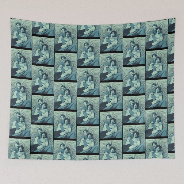 Item preview, Omar Edvin Retro Cyan designed and sold by briannabay.