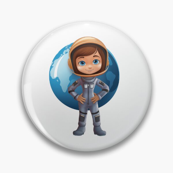 Item preview, Girl Astronaut Cartoon designed and sold by New-School-Wave.