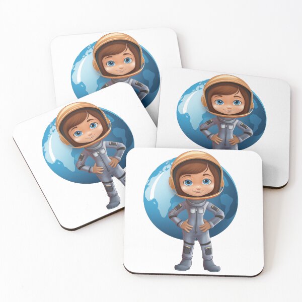 Item preview, Girl Astronaut Cartoon designed and sold by New-School-Wave.