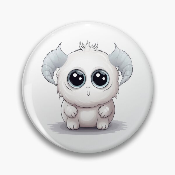 Item preview, Fluffy Horned Creature designed and sold by New-School-Wave.