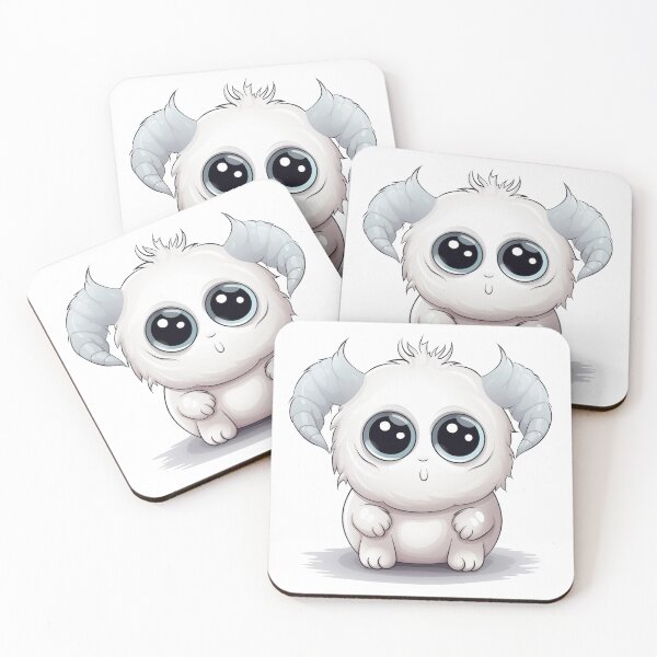 Item preview, Fluffy Horned Creature designed and sold by New-School-Wave.