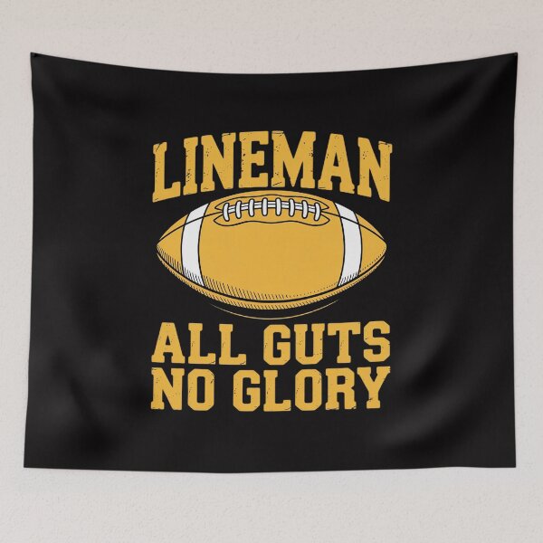 Item preview, Lineman Guts Glory American Football Gridiron Gift designed and sold by GalaFunny.
