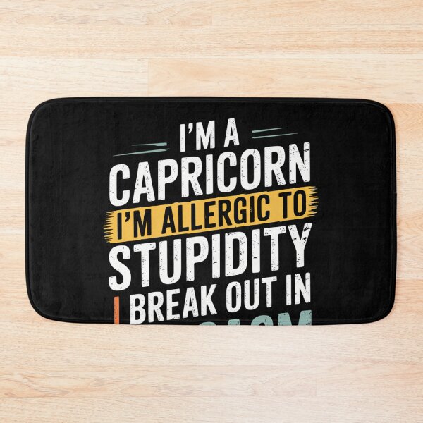 Item preview, Capricorn Funny Sarcastic Zodiac designed and sold by SyncSusscess.
