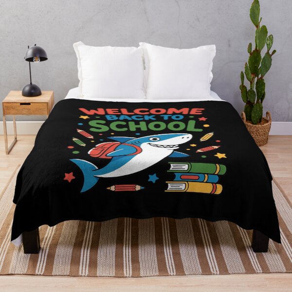 Item preview, Welcome back to school Happy First Day Cute Shark designed and sold by LinlinsDemons.