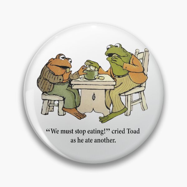 Item preview, Frog and Toad Eating Cookies designed and sold by sketchonic.