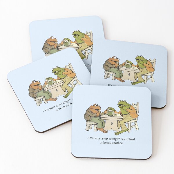 Item preview, Frog and Toad Eating Cookies designed and sold by sketchonic.