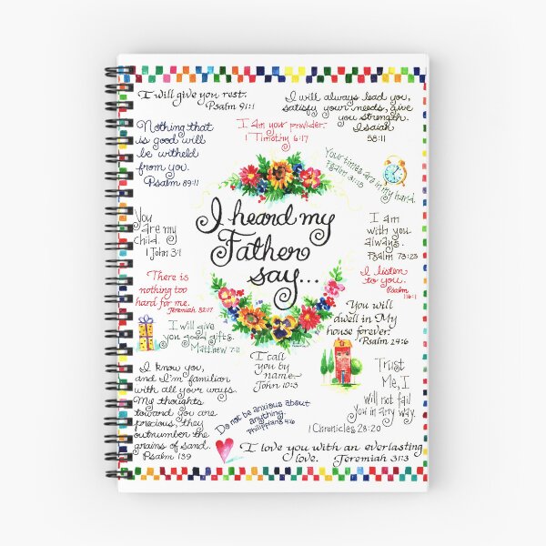 Item preview, "I Heard My Father Say" watercolor designed and sold by Eva Crawford.