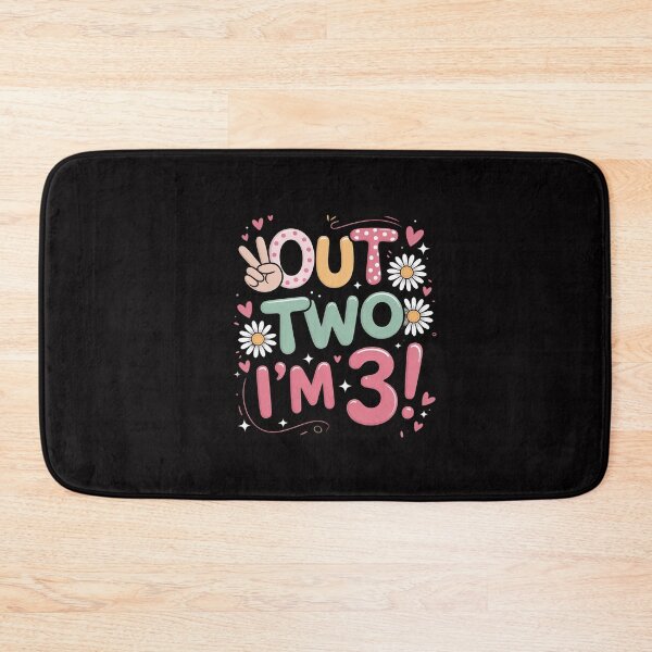 Item preview, Kids Peace Out Two I'm 3 Three Year Old Girl 3rd Birthday designed and sold by GalaFunny.