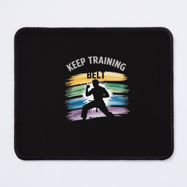 Item preview, Keep Training Until the Belt Turns Black Karate Boys Men kid designed and sold by GalaFunny.