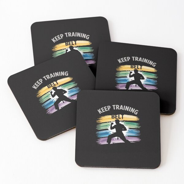 Item preview, Keep Training Until the Belt Turns Black Karate Boys Men kid designed and sold by GalaFunny.