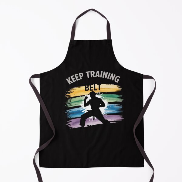 Item preview, Keep Training Until the Belt Turns Black Karate Boys Men kid designed and sold by GalaFunny.