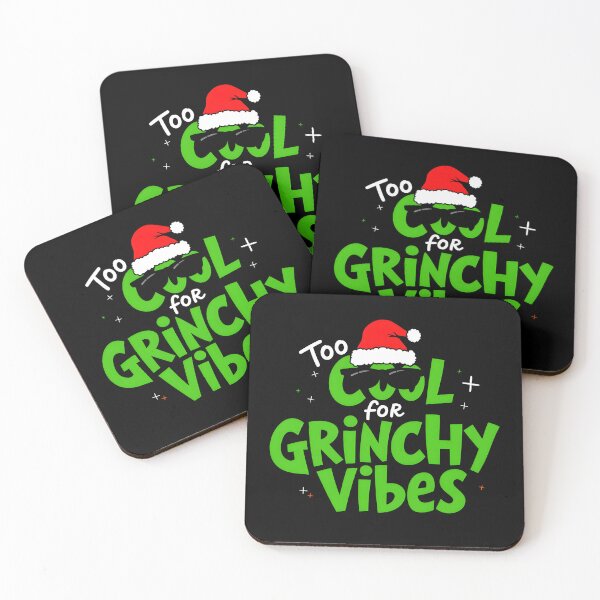 Item preview, Too Cool For Grinchy Vibes Christmas designed and sold by pbxxxdesigns.