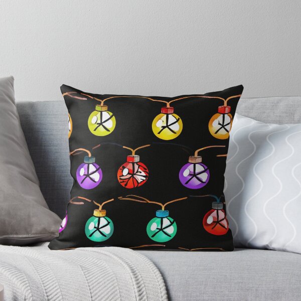 Item preview, Colorful Christmas Bulbs on Black designed and sold by SassyArtistry.