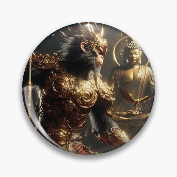 Item preview, Monkey King - Sun Wukong designed and sold by GalleryBrisArt.