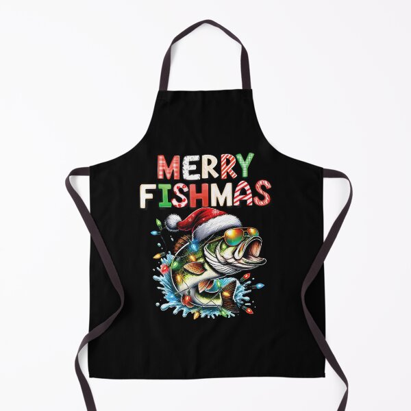 Item preview, Merry Fishmas Santa Fishing Lovers Funny Fisherman Christmas designed and sold by KellyJudith.