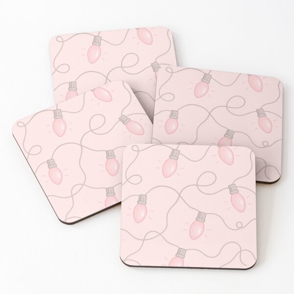 Item preview, Pink Christmas Light Pattern designed and sold by SassyArtistry.