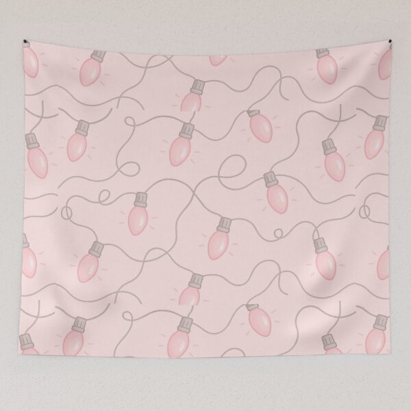 Item preview, Pink Christmas Light Pattern designed and sold by SassyArtistry.
