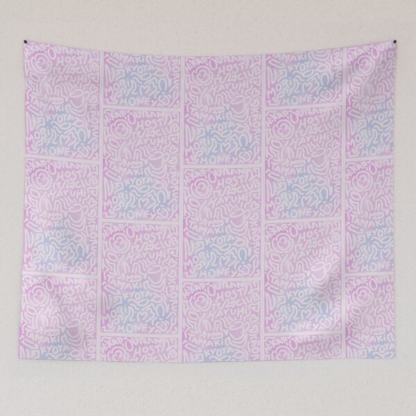 Item preview, Ouran Host Club Mural designed and sold by snippssss.
