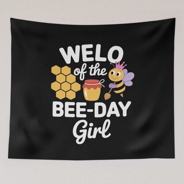 Item preview, Welo of The Bee Day Girl Birthday Party Bee Lover designed and sold by velltoons.