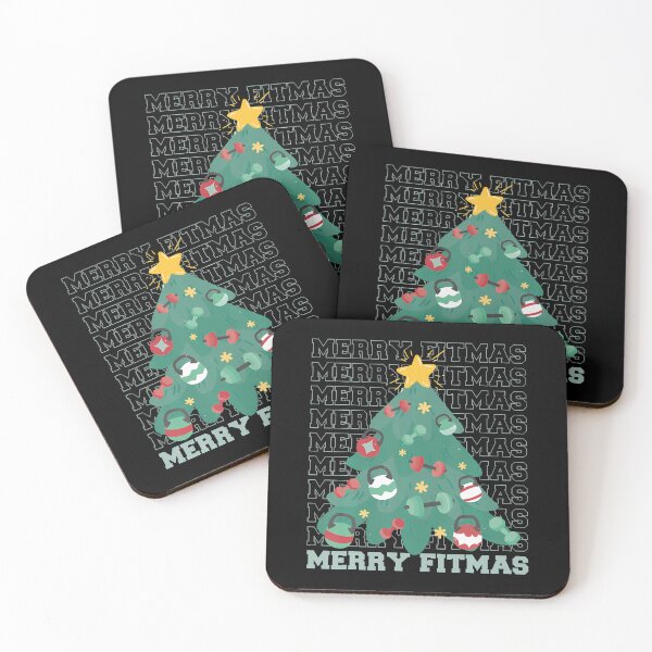 Item preview, Funny Merry Fitmas Gym Christmas Tree designed and sold by EileenDeana.