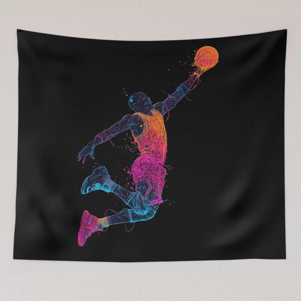 Item preview, Neon Slam Dunk Explosion designed and sold by ArgentoArt.