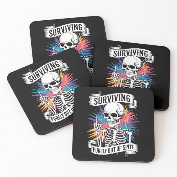 Item preview, Skeleton Funny Joke Anti Social designed and sold by SyncSusscess.