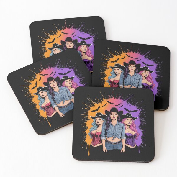 Item preview, Western Cowgirl Trio Halloween designed and sold by velltoons.